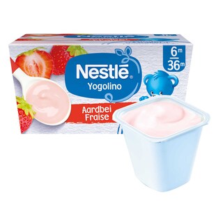Nestlé | Yogolino | Melkdessert | Aardbei | 6 maanden 