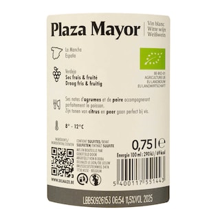Plaza Mayor | Verdejo | Bio 