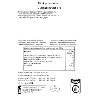 Delhaize | Bio | Bouten | Kip | Bio 