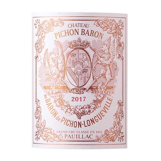 France - Frankrijk | Bordeaux - Pauillac 2GCC | Château Pichon Longueville Baron 2017 | Houten kist 