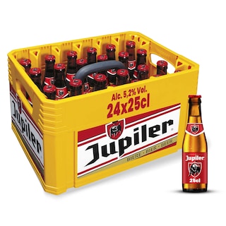 Jupiler | Bière Blonde | Pils | 5,2% alc. | Caisse 