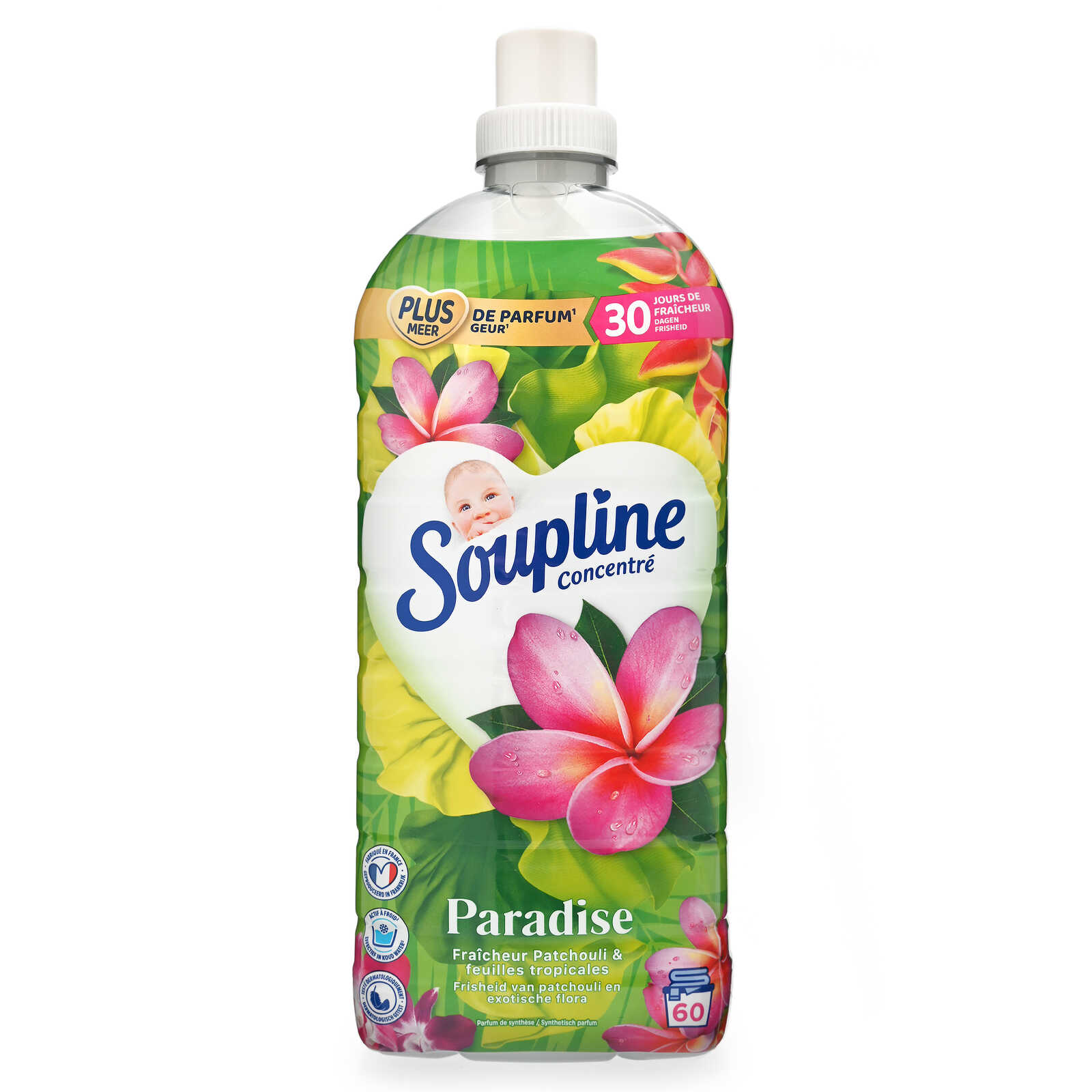 Soupline Wasverzachter | Ultra Paradise | 1,28L | 60DS