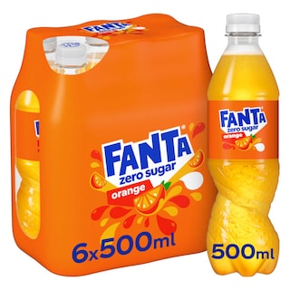 Fanta | Zero Sugar | Orange | PET 