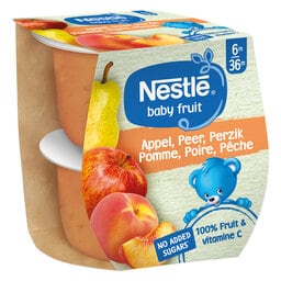 Nestlé | Baby Fruit | Fruit | Appel Peer Perzik | 6 maanden 