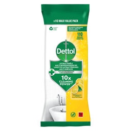 Dettol | Lingettes | Citron | 110st 110 pc