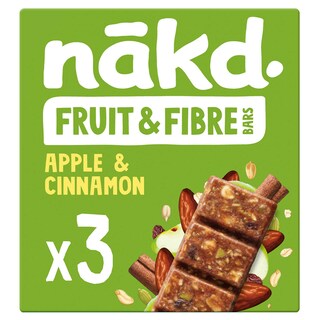 Nàkd | Barres | Fruit&Fibre | Pomme-canelle 3 x 44 gr