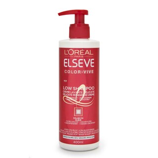 Elsève | Color-Vive Low Shampoo | Delicate Reinigende Crème voor droog, gekleurd haar 
