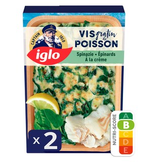 Iglo | Visgratin | Spinazie met Roomsaus 380 gr