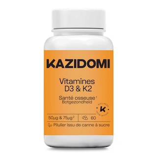 Kazidomi | Vitamine D3 & K2 | Bio 