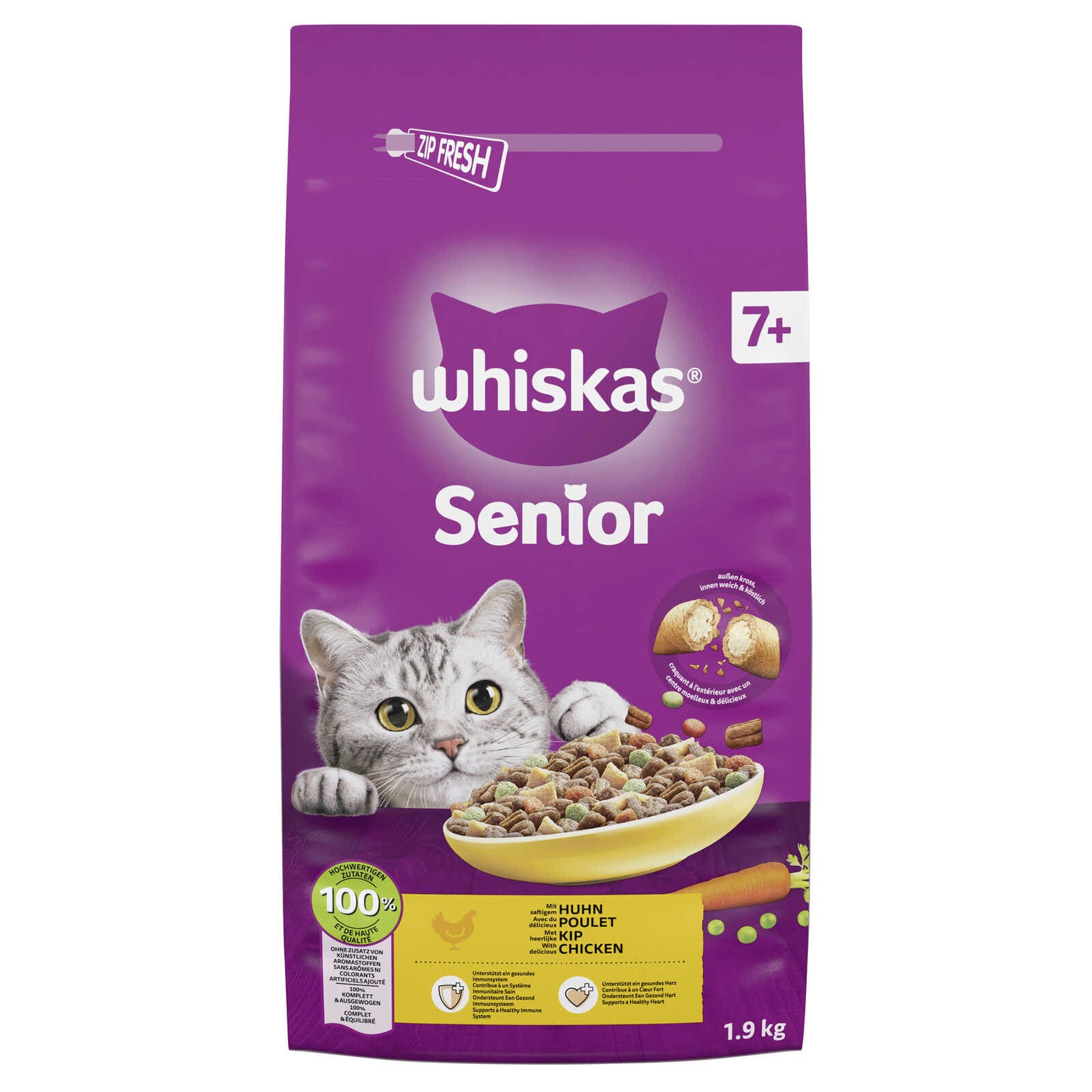 Whiskas Kattenvoeding | Brokjes | Kip