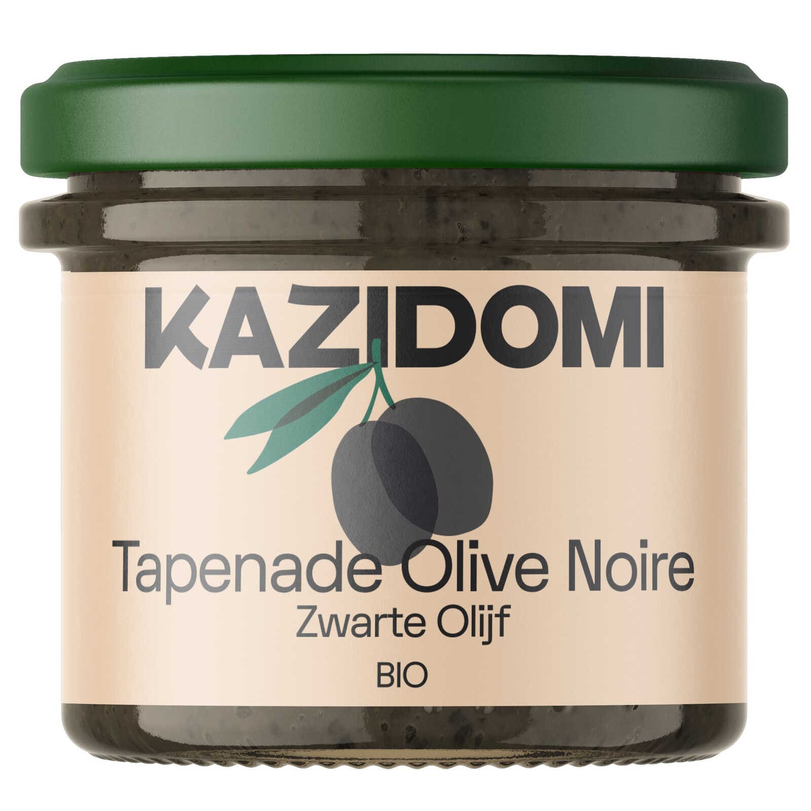 Kazidomi Tapenade | Zwarte olijven | Bio