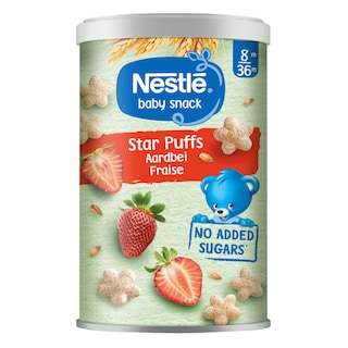 Nestlé | Snack | Star Puffs | Aardbei | 8M | Bio 