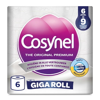 Cosynel | Papier Toilette | Blanc | Gigarol | 6 Roul 