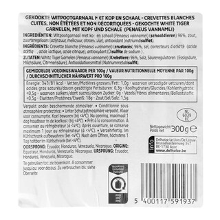 Delhaize | Gamba's | Gekookt | Ongepeld 300 gr