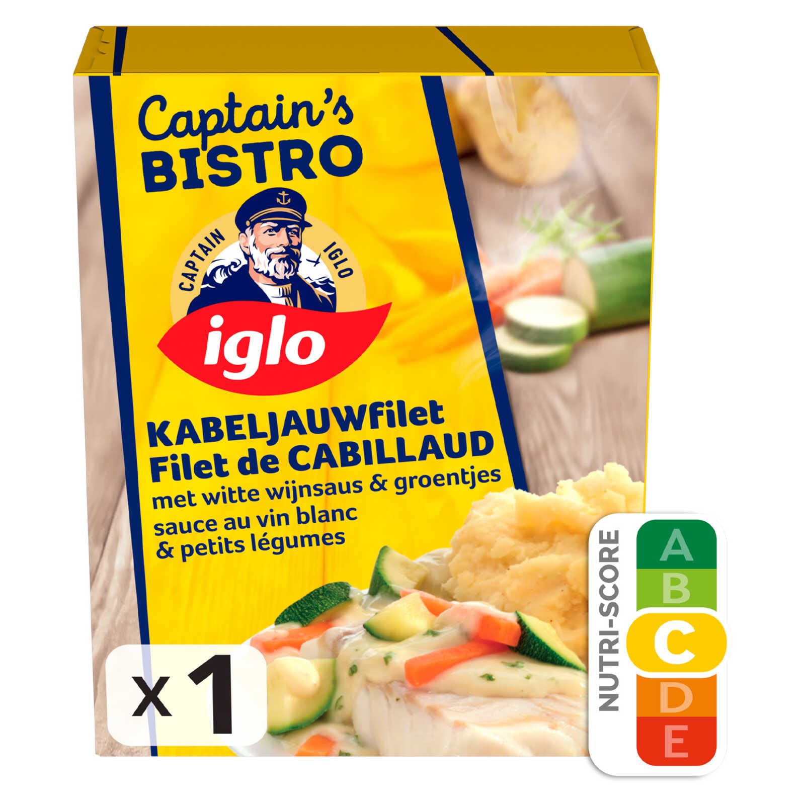 Iglo Kabeljauwfilet | Witte Wijnsaus & Groentjes