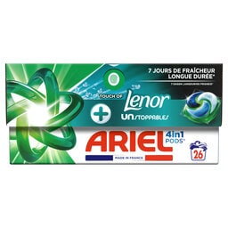Ariel | 4lin1 | Pods | Lenor touch of unstopppable 