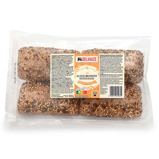 Delhaize | Petits pains | Céréales 4 x 75 gr