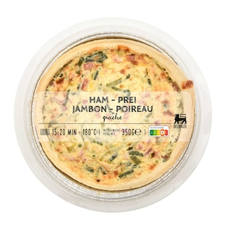Delhaize | Quiche | Ham | Prei 350 gr