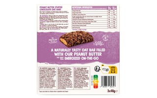 Pip&Nut | Haverreep | Pindakaas | Chocolade 3 x 48 gr