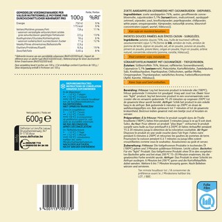 Delhaize | Wafel | Zoete aardappel | Cajun | Zonder lactose 
