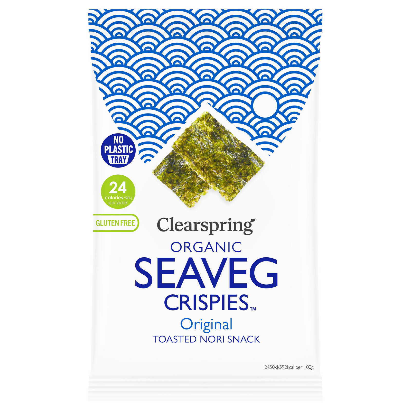 Clearspring Snack | Crispy | Seaveg | Original | Bio