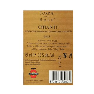 Italie - Italië | Toscana D.O.C.G. | Torrae Del Sale Chianti DOCG 