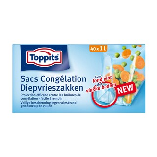 Toppits | Diepvrieszakken | 1l 40 st