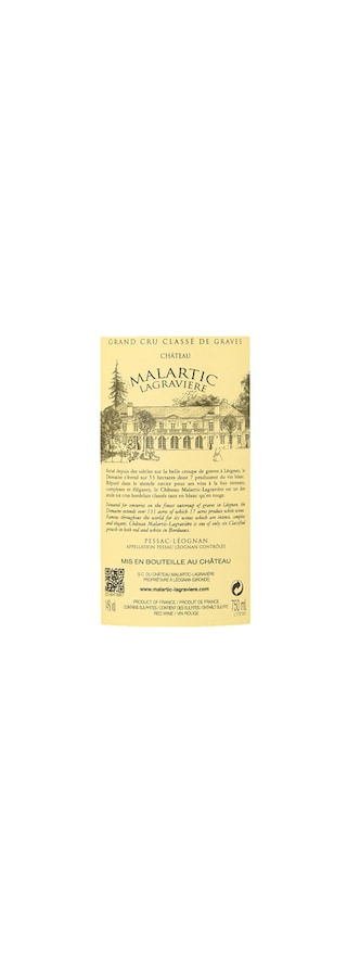Chateau Malartic Lagraviere | Pessac-Léognan Grand Cru Classé | 2015 