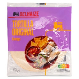 Delhaize | Tortilla | Tarwe | 8 Stuks 