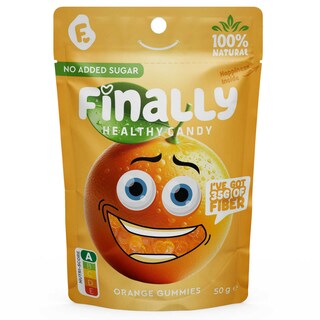 Finally Candy | Snoep | Sinaasappel 50 gr