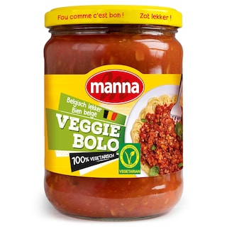 Manna | Sauce | Bolognaise | Vegetarienne | Sans gluten 