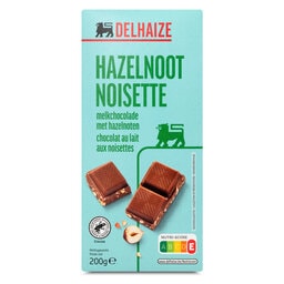 Delhaize | Melkchocolade met Hazelnoten 