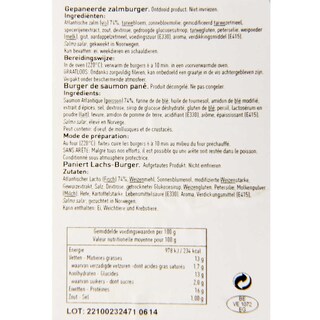 Delhaize | Zalmburger | Gepaneerd 