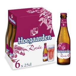 Hoegaarden | Bière blanche | Rosée | 3% alc | Bouteille 6 x 25 cl