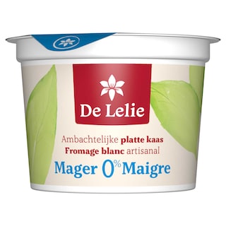De Lelie | Ambachtelijk | Verse plattekaas | Mager 