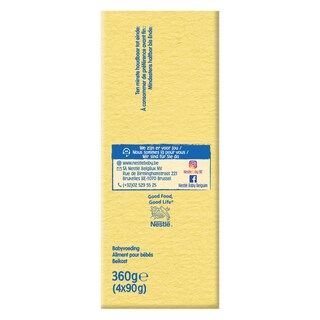 Nestlé | Baby Fruit | Knijpzakje | Banaan Appel | 6 maanden 4 x 90 gr