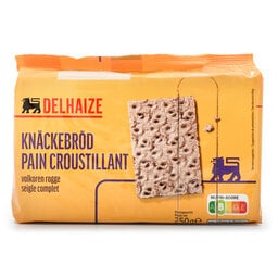 Delhaize | Knäckebröd | Volkoren rogge 