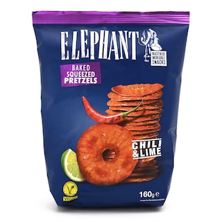 Elephant | Pretzels | Chilipeper | Limoen 160 gr