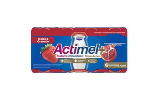 Actimel | Yaourt à boire | Fraise | Pomme grenade 