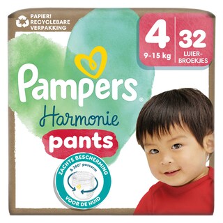 Pampers | Harmonie Pants | Luierbroekjes | Maat 4 32 st