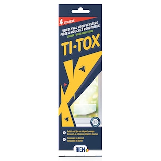 Ti-Tox | Vliegenval | Transp | 4p 4 st