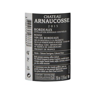 France - Frankrijk | Bordeaux - Bordeaux AC | Château Arnaucosse 2015 Rouge 