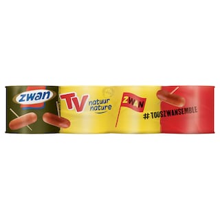 Zwan | Saucisse | Nature | 4 Pack 