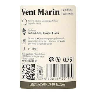Vent Marin | Pays d'Oc | Chardonnay 