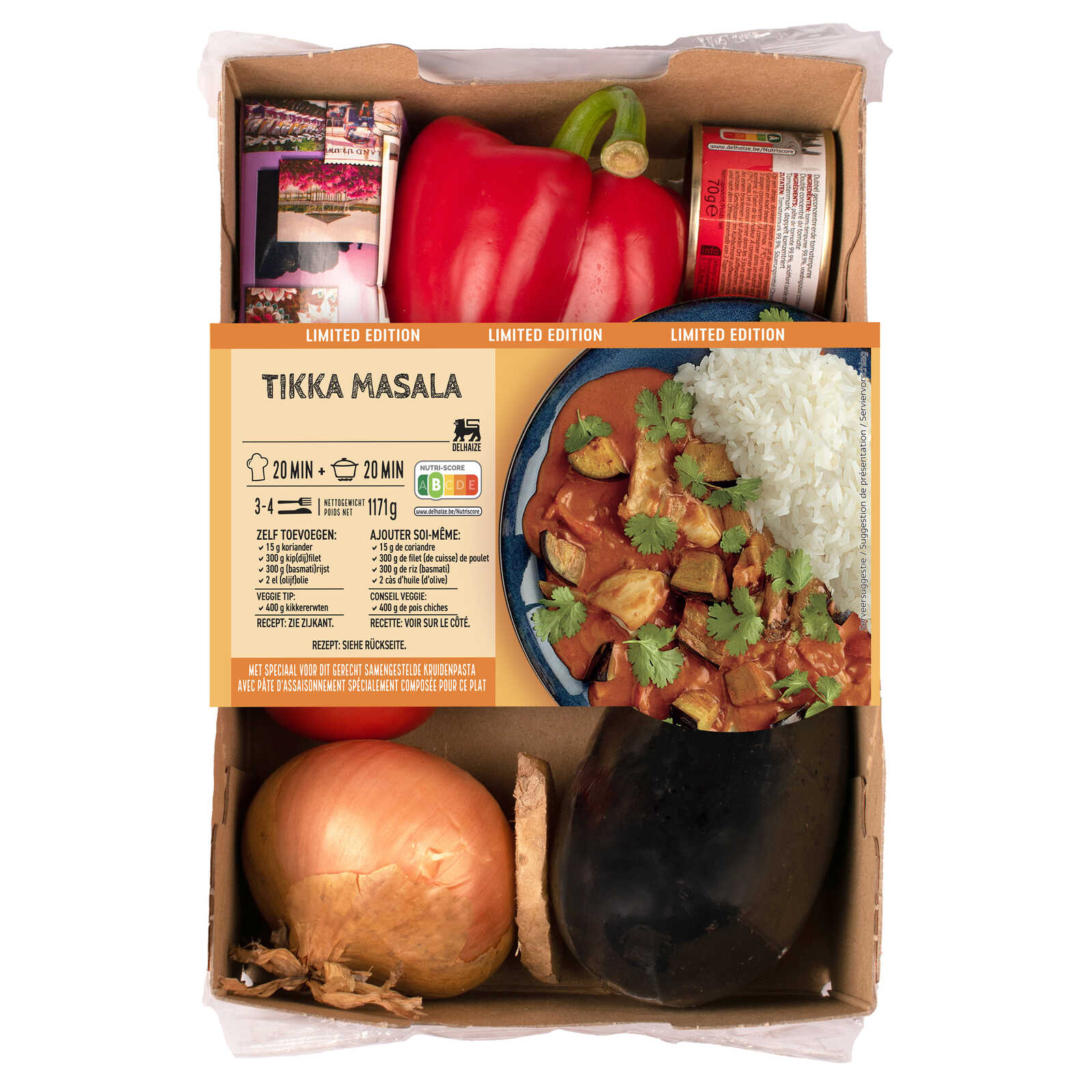 Delhaize Maaltijdbox | Tikka masala