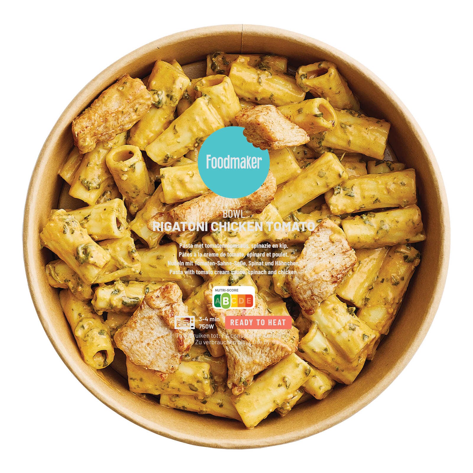 Foodmaker Rigatoni | Kip | Tomaat