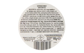 Delhaize | Fuet | Espagne 