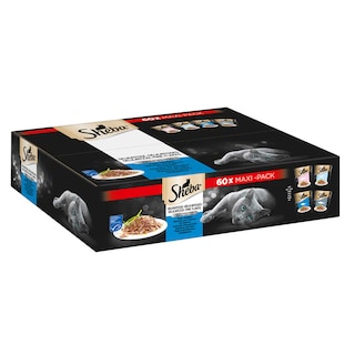 Sheba | Aliment chat | Pâtée | Mix poisson 