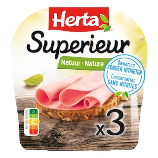Herta | Jambon | Superieur | Sans nitrites 