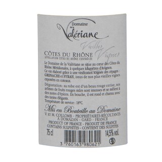France - Frankrijk | Rhône - Côtes du Rhône | Domaine de la Valerianne 2017 